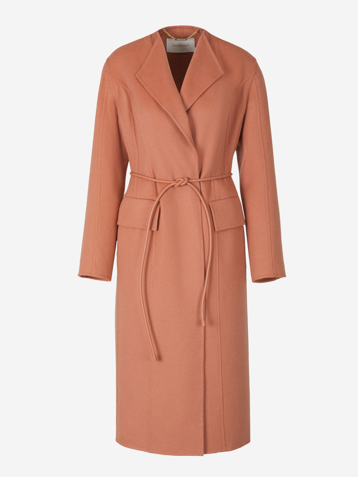 Outlet online Zimmermann Mujer Abrigo Cruzado Kaleidoscope color Coral sku 771-001376 01 - Foto 1
