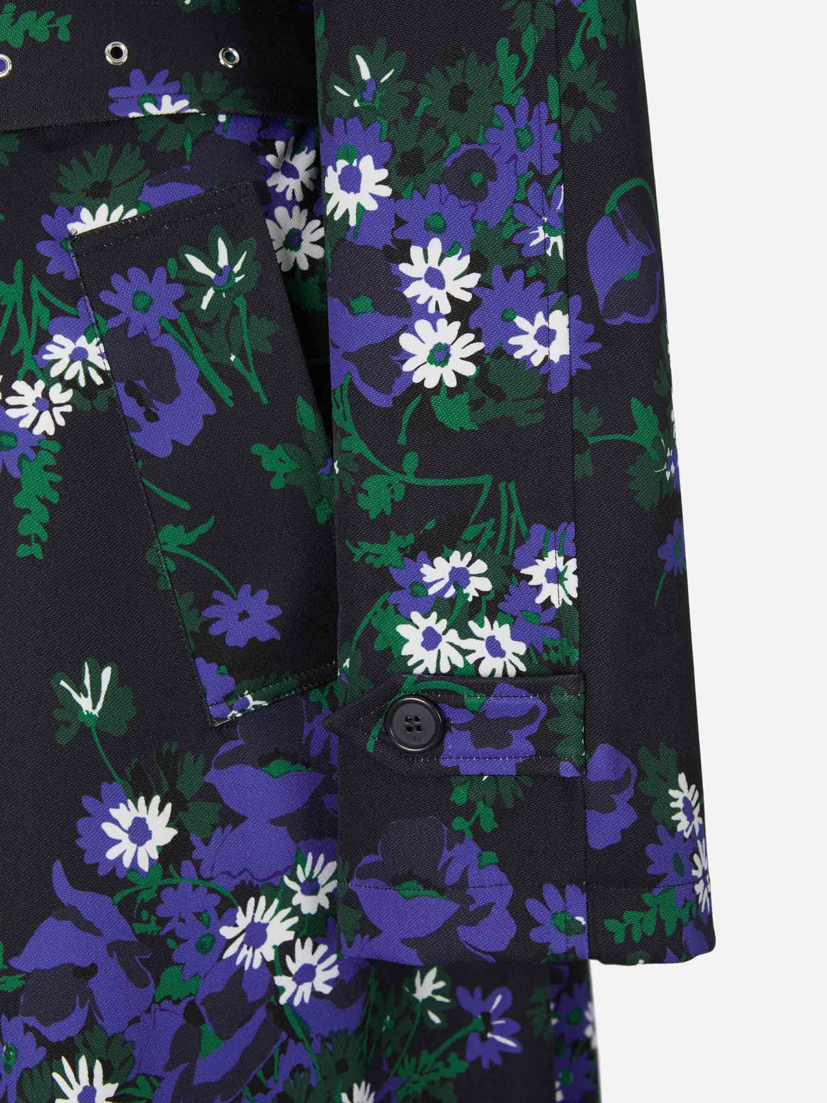 Outlet online Plan C Mujer Abrigo Motivo Floral color Negro sku 771-001379 01 - Foto 4