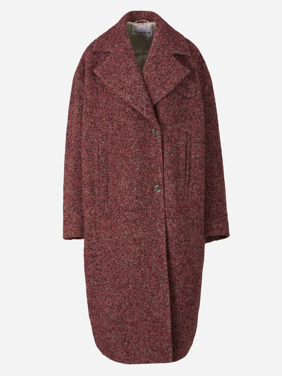 Outlet online Remain Birger Christensen Mujer Abrigo Baked Apple color Cereza sku 771-001383 01 - Foto 4