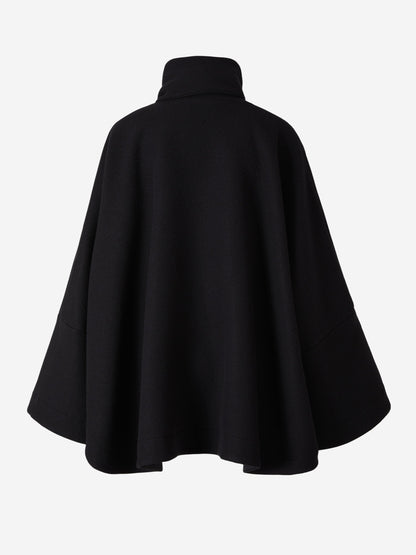 Outlet online The Attico Mujer Abrigo Corto Lana color Negro sku 771-001421 01 - Foto 2