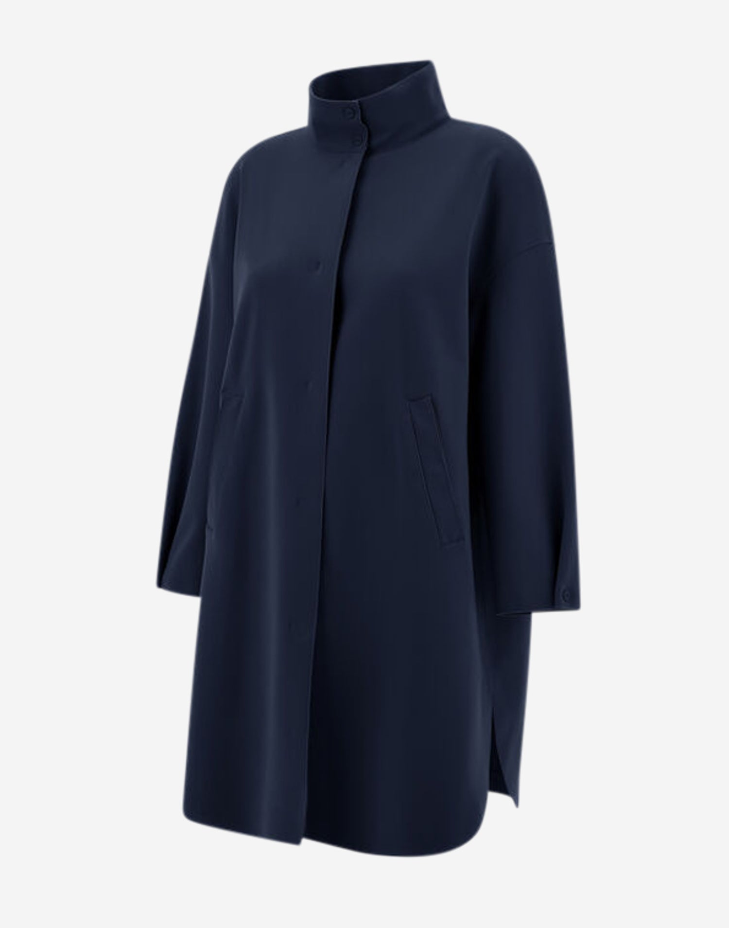 Outlet online Herno Mujer Abrigo Técnico Corte Relajado color Azul Marino sku 771-001515 01 - Foto 3