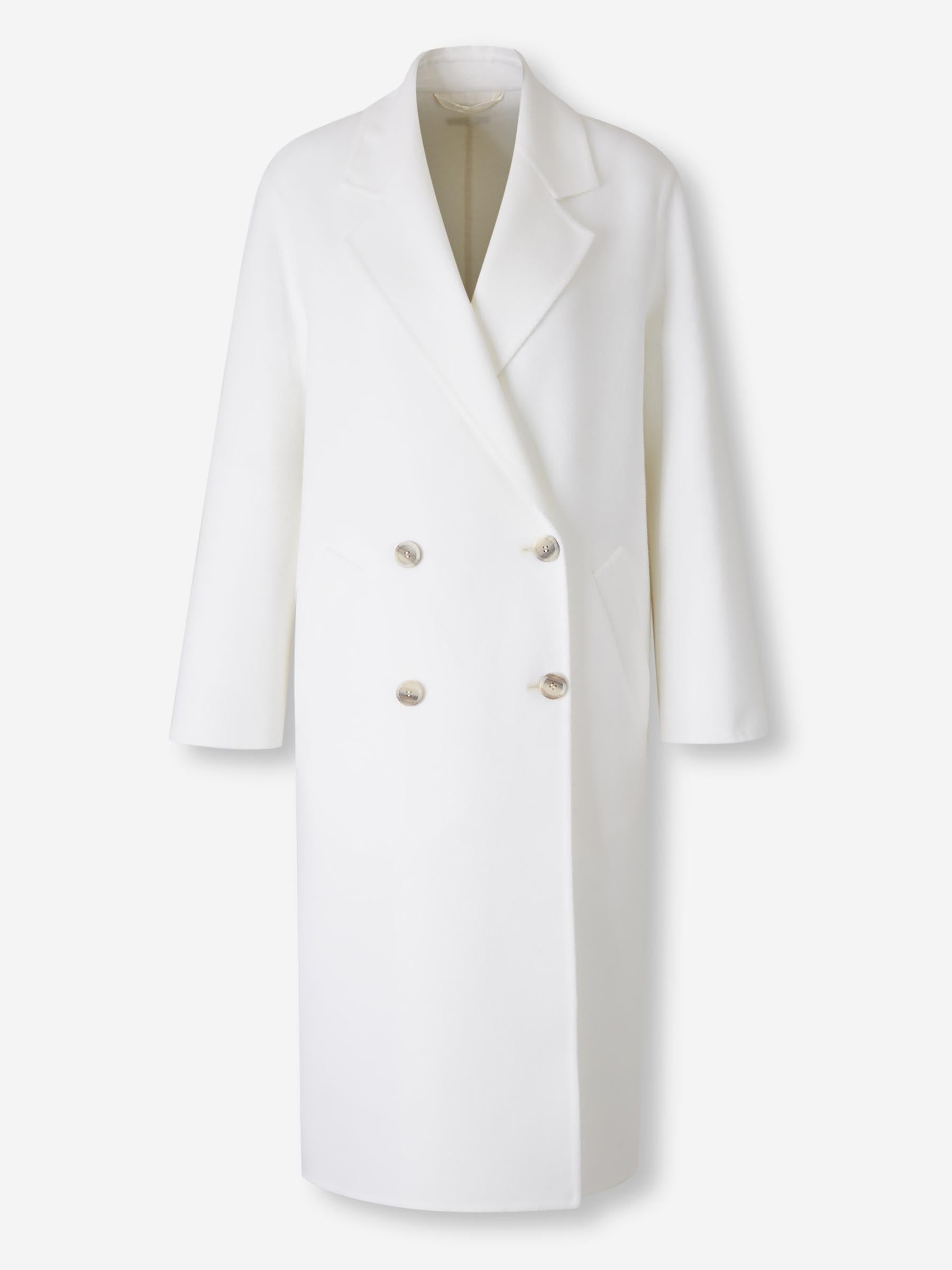 Outlet online Peserico Mujer Abrigo Largo Cruzado color Blanco sku 771-001590 01 - Foto 1