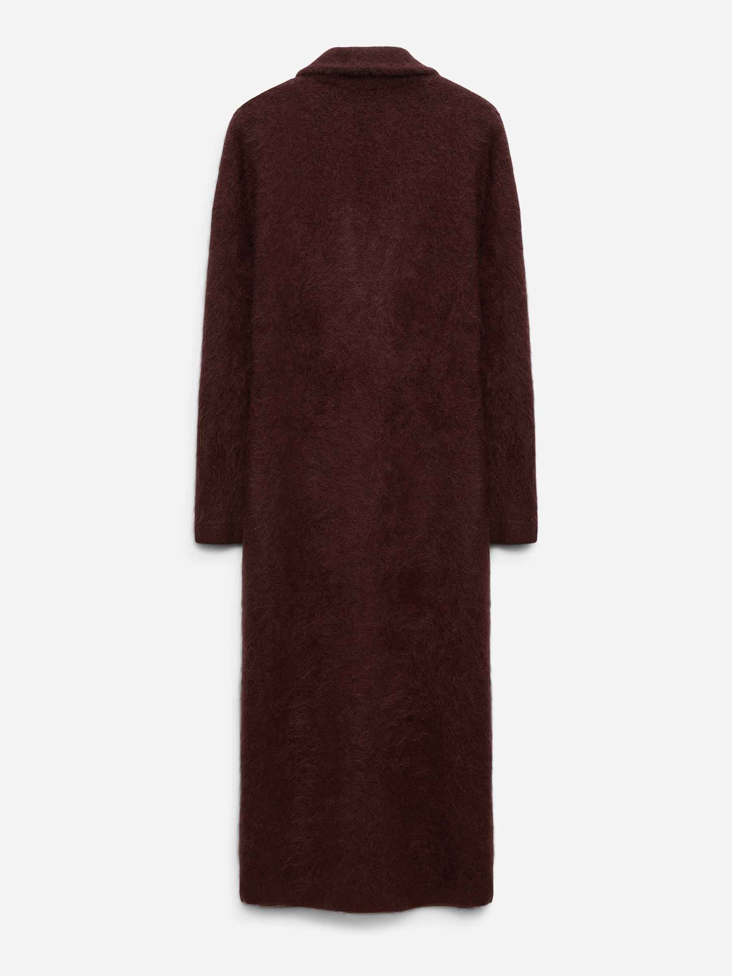 Outlet online Dorothee Schumacher Mujer Abrigo Largo Fluffy color Burdeos sku 771-001607 01 - Foto 3