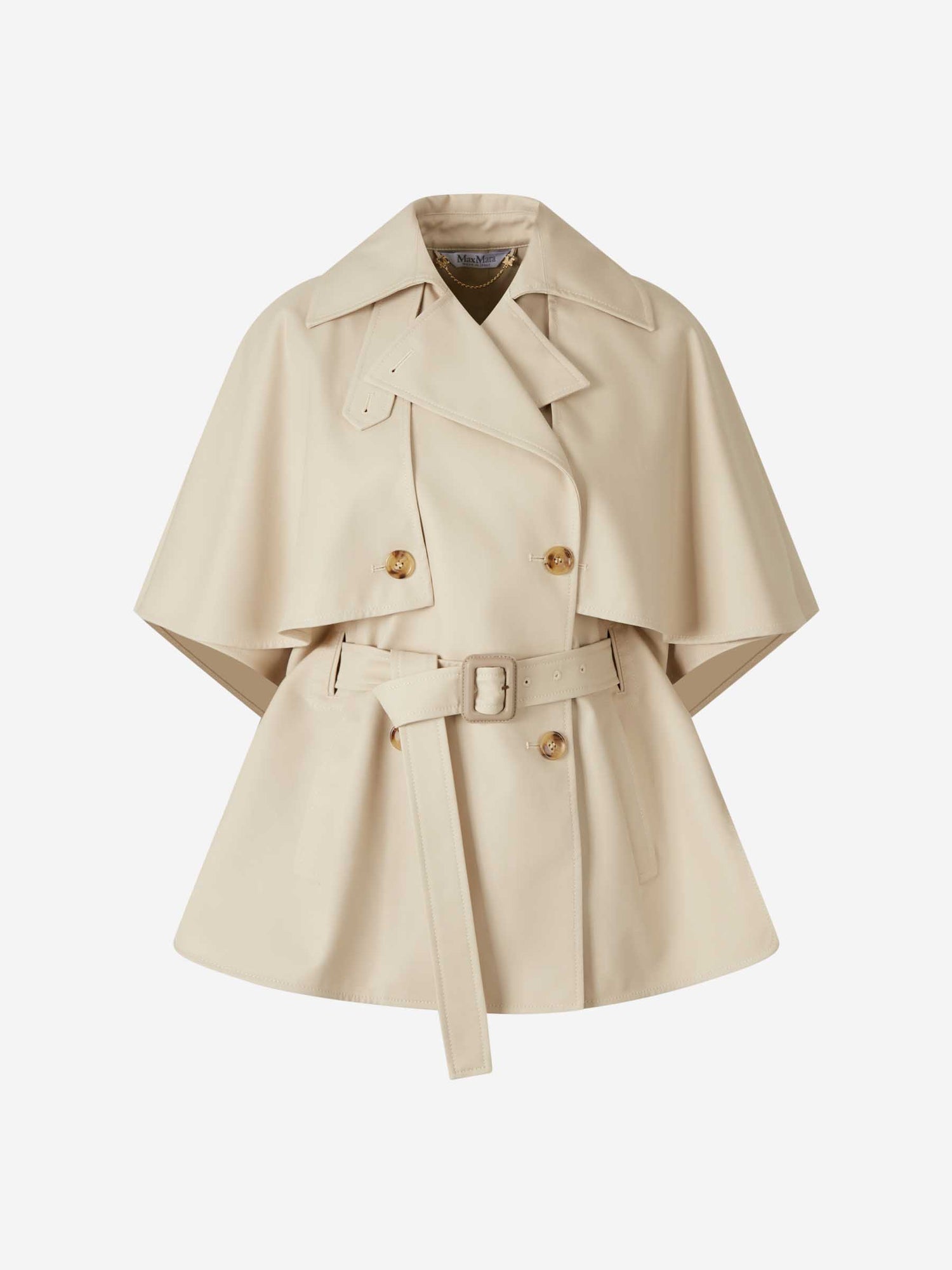 Outlet online Max Mara Mujer Gabardina Capa Corta color Beige sku 771-001616 01 - Foto 1