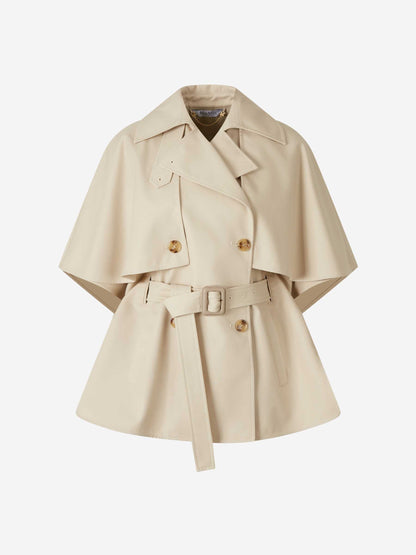 Outlet online Max Mara Mujer Gabardina Capa Corta color Beige sku 771-001616 01 - Foto 1