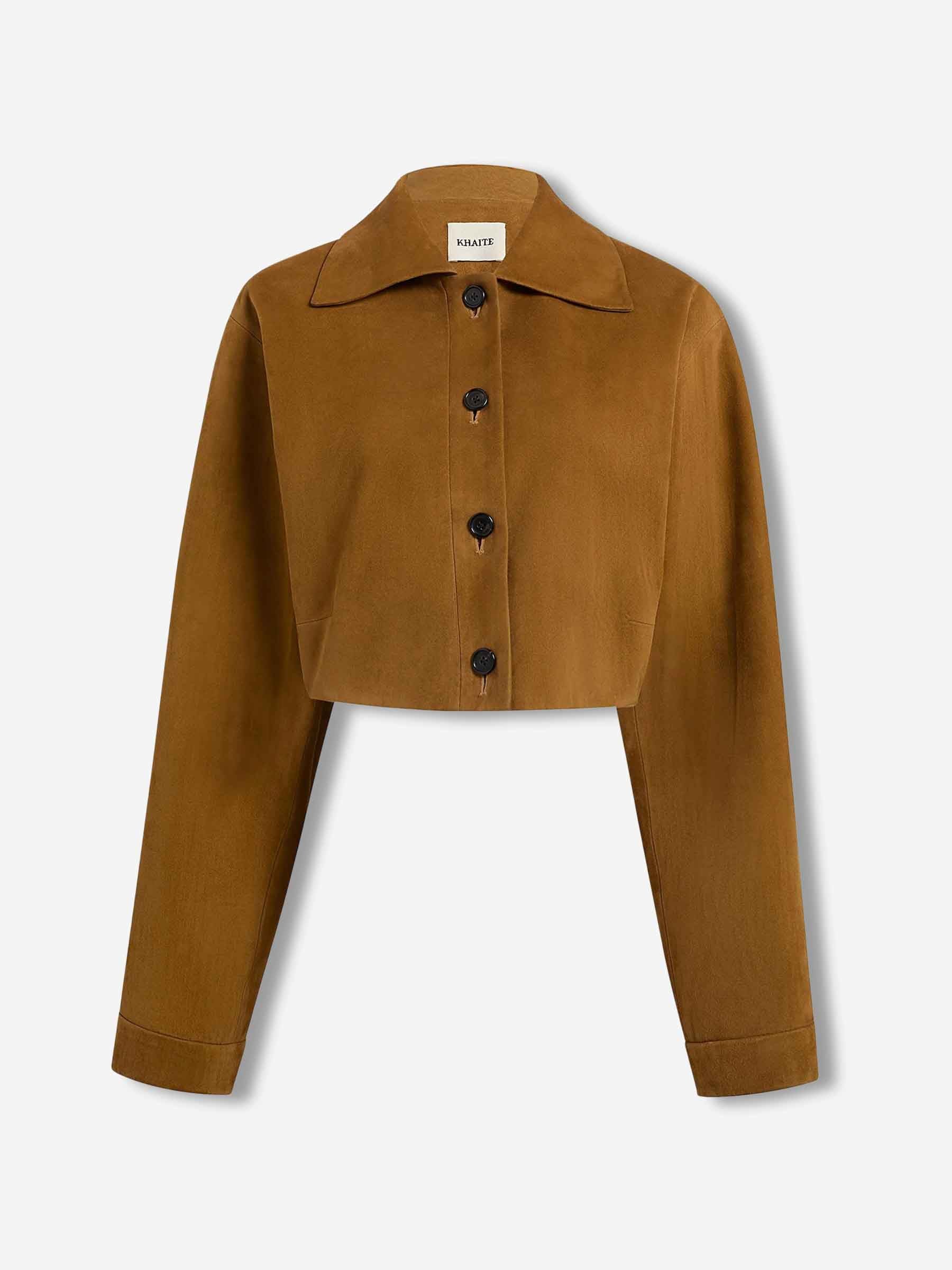 Outlet online Khaite Mujer Chaqueta Sue color Caramelo sku 772-001490 01 - Foto 1