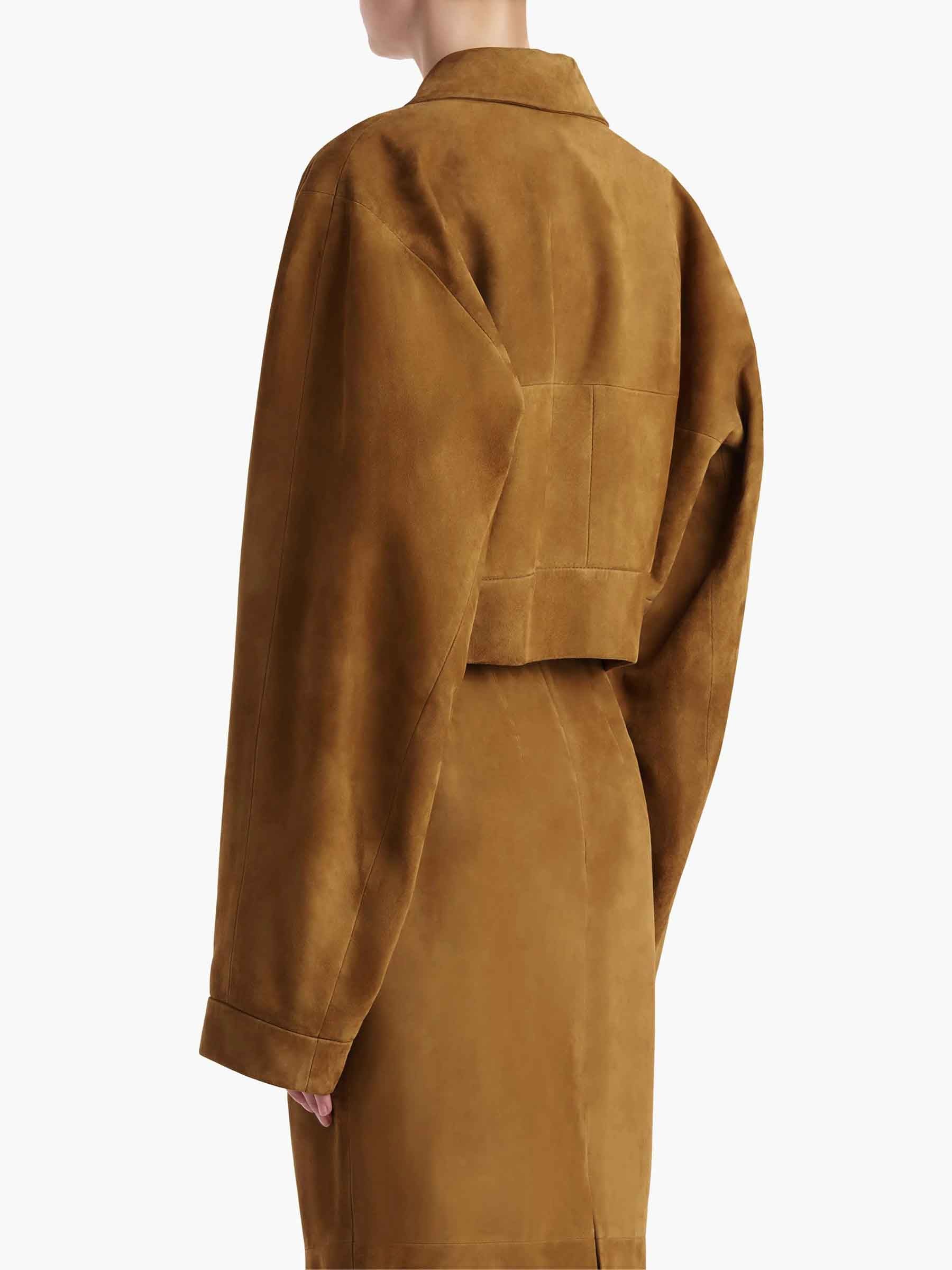 Outlet online Khaite Mujer Chaqueta Sue color Caramelo sku 772-001490 01 - Foto 3