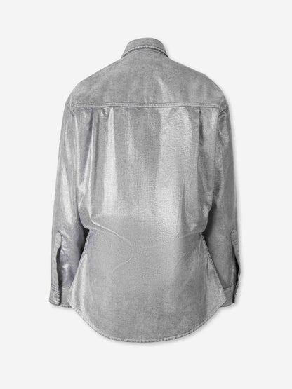 Outlet online Darkpark Mujer Camisa Denim Anne color Plateado sku 772-001520 01 - Foto 2