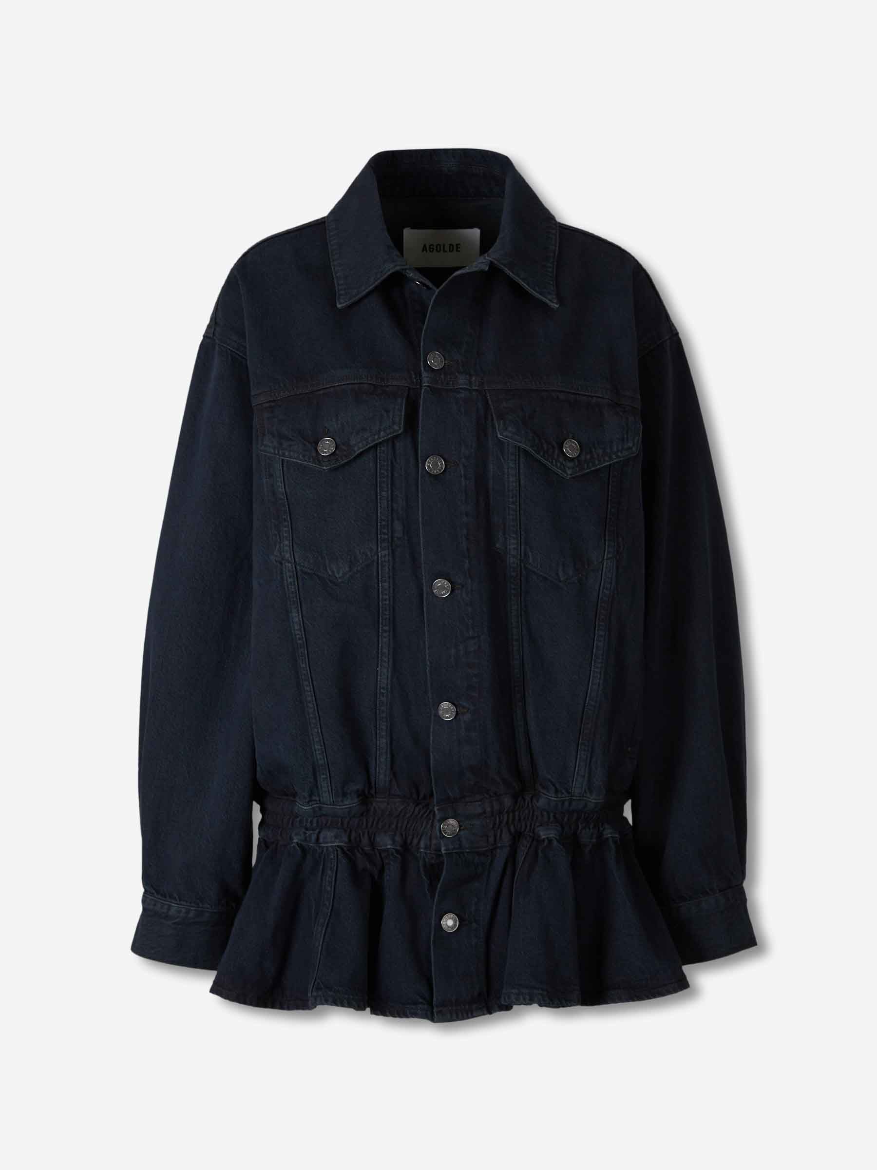 Outlet online Agolde Mujer Chaqueta Denim Rubik color Negro sku 772-001537 01 - Foto 1