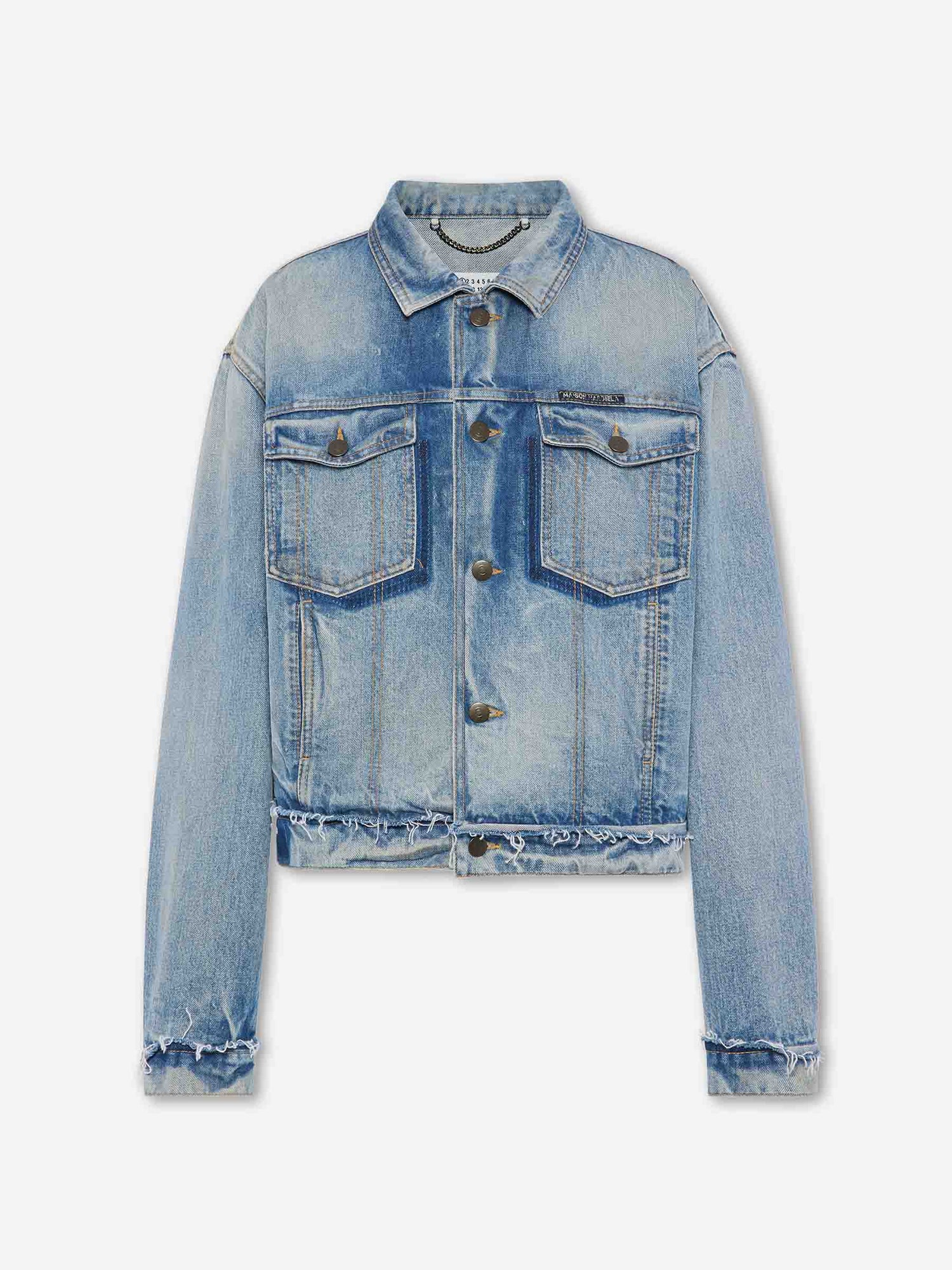 Outlet online Maison Margiela Mujer Chaqueta Denim Algodón color Azul Denim sku 772-001541 01 - Foto 1