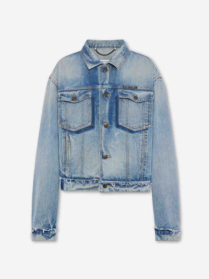 Outlet online Maison Margiela Mujer Chaqueta Denim Algodón color Azul Denim sku 772-001541 01 - Foto 1