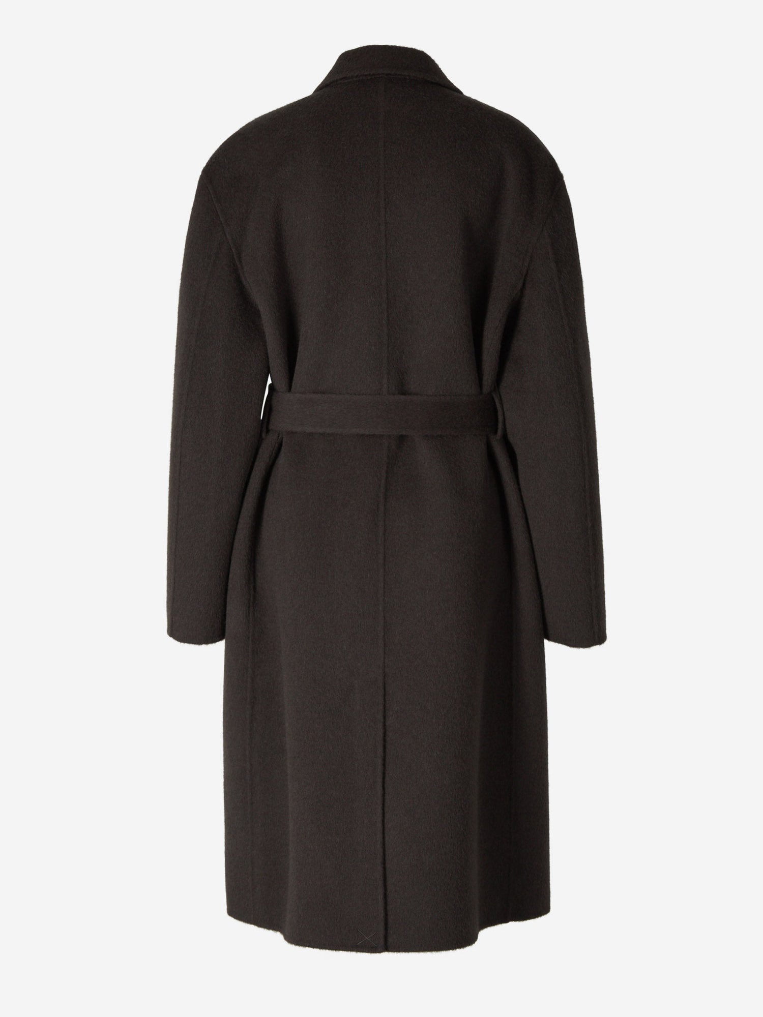 Outlet online Acne Studios Mujer Abrigo Lana Cinturón color Gris Antracita sku 773-000198 02 - Foto 7