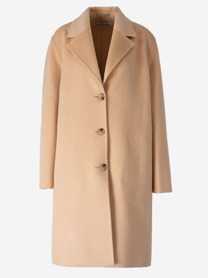 Outlet online Acne Studios Mujer Abrigo Lana Suave color Crema sku 773-000199 01 - Foto 1