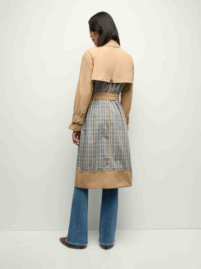 Veronica Beard Mujer Barcelona Gabardina Liam Patchwork color Camel sku 773-000246 01 - Foto 5