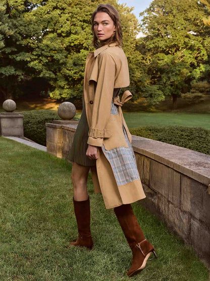 Veronica Beard Mujer Barcelona Gabardina Liam Patchwork color Camel sku 773-000246 01 - Foto 7