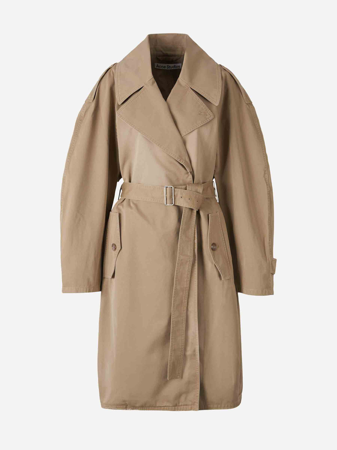 Acne Studios Mujer Barcelona Gabardina Cinturón Algodón color Camel sku 773-000249 01 - Foto 1