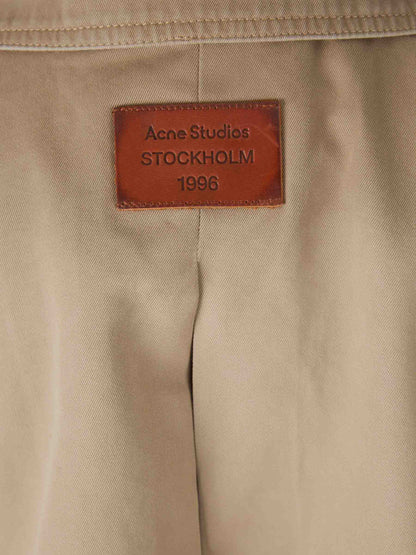 Acne Studios Mujer Barcelona Gabardina Cinturón Algodón color Camel sku 773-000249 01 - Foto 6