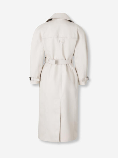 Outlet online Jacquemus Mujer Gabardina Le Trench Citta color Beige sku 773-000270 01 - Foto 2
