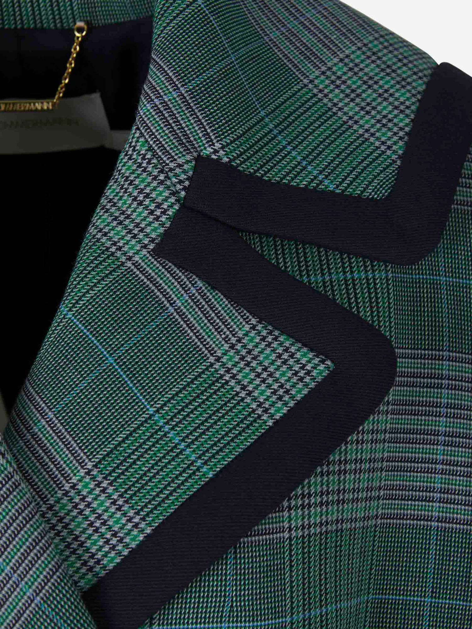 Outlet online Zimmermann Mujer Abrigo Motivo Cuadros color Verde Azulado sku 774-000374 01 - Foto 3