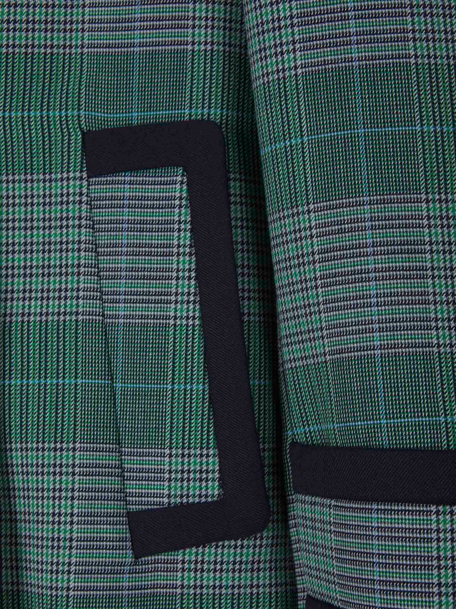 Outlet online Zimmermann Mujer Abrigo Motivo Cuadros color Verde Azulado sku 774-000374 01 - Foto 5
