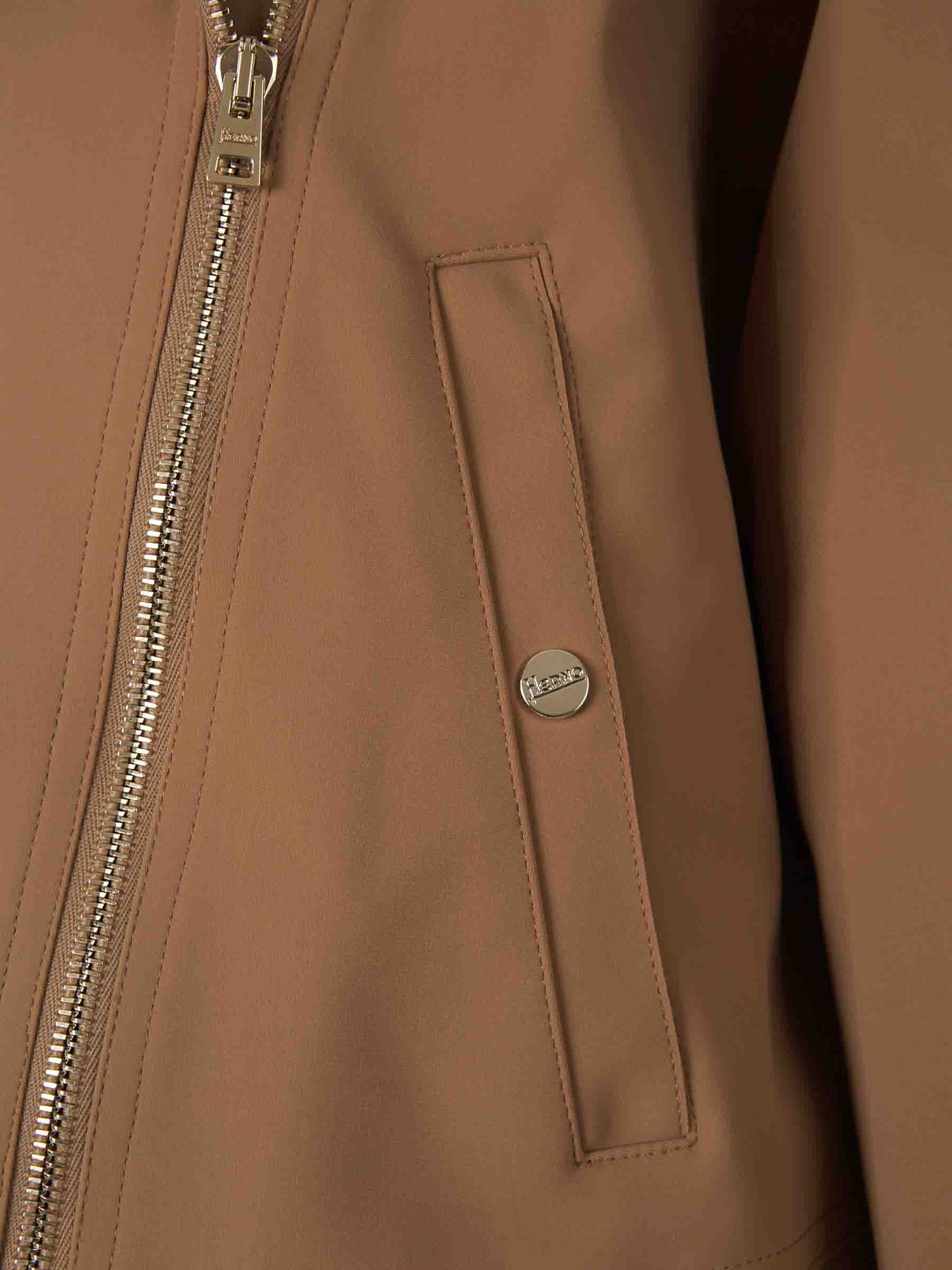 Outlet online Herno Mujer Cazadora Biker Cremallera color Caramelo sku 774-000551 01 - Foto 4