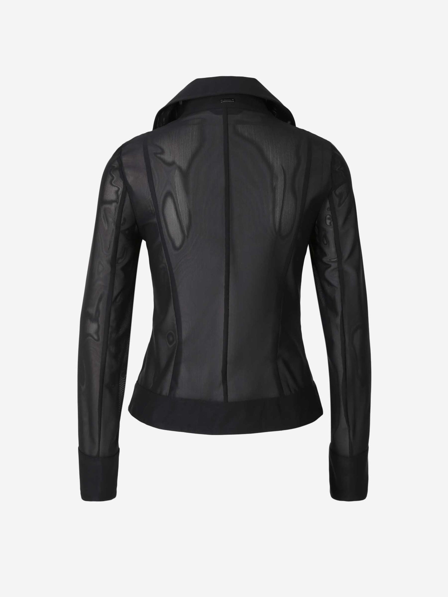 Outlet online Herno Mujer Cazadora Biker Malla color Negro sku 774-000552 01 - Foto 2