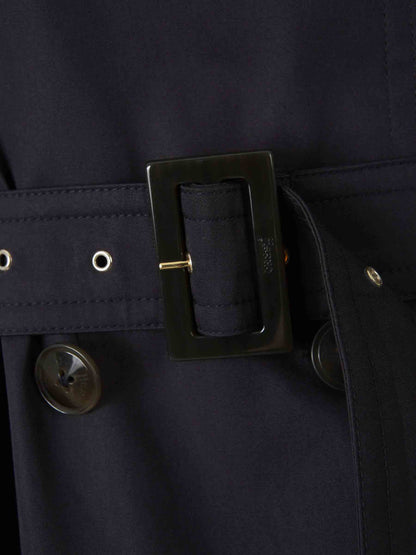 Outlet online Herno Mujer Gabardina Técnica Algodón color Azul Noche sku 774-000557 01 - Foto 4