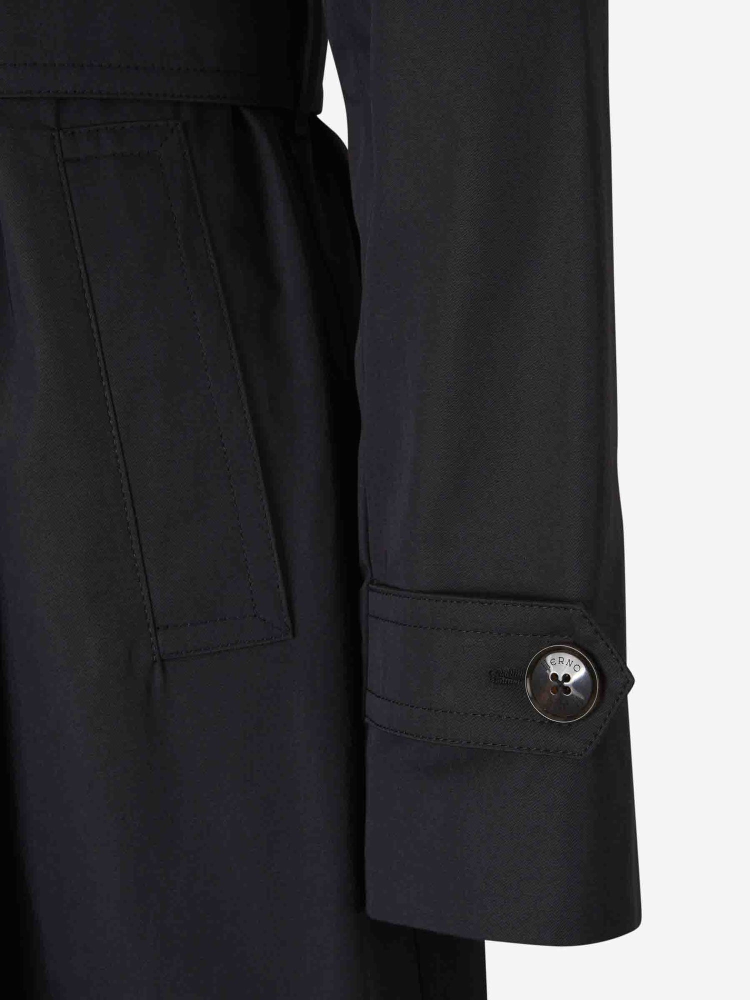 Outlet online Herno Mujer Gabardina Técnica Algodón color Azul Noche sku 774-000557 01 - Foto 5