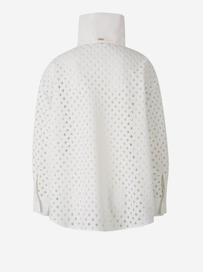 Outlet online Herno Mujer Cazadora Recta Calados color Blanco sku 774-000558 01 - Foto 2