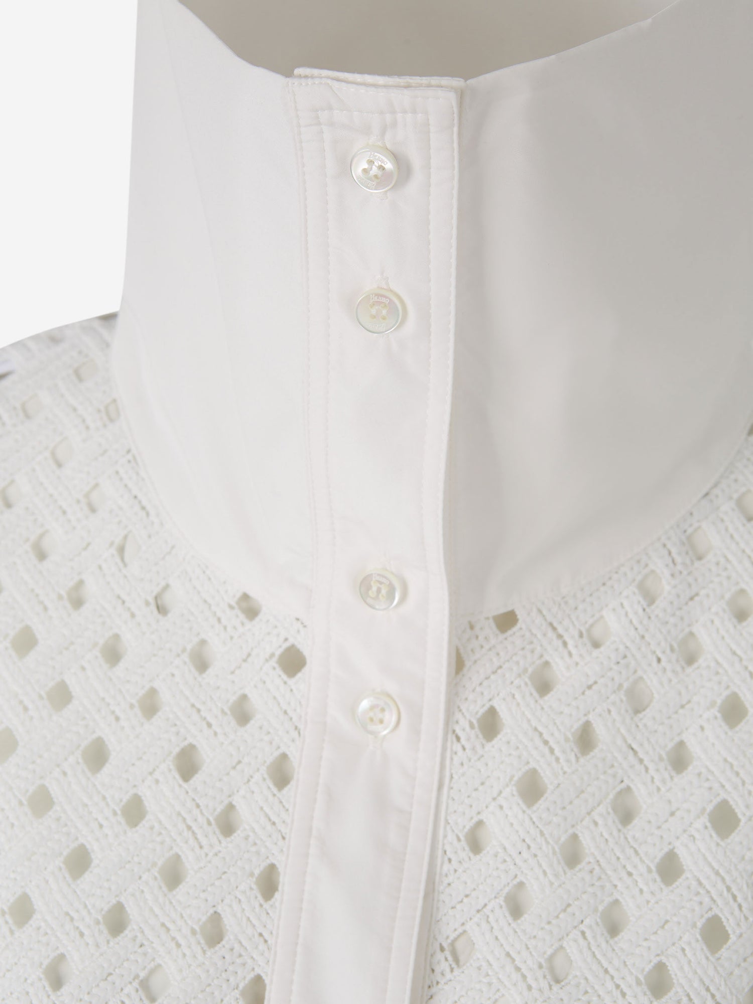 Outlet online Herno Mujer Cazadora Recta Calados color Blanco sku 774-000558 01 - Foto 3