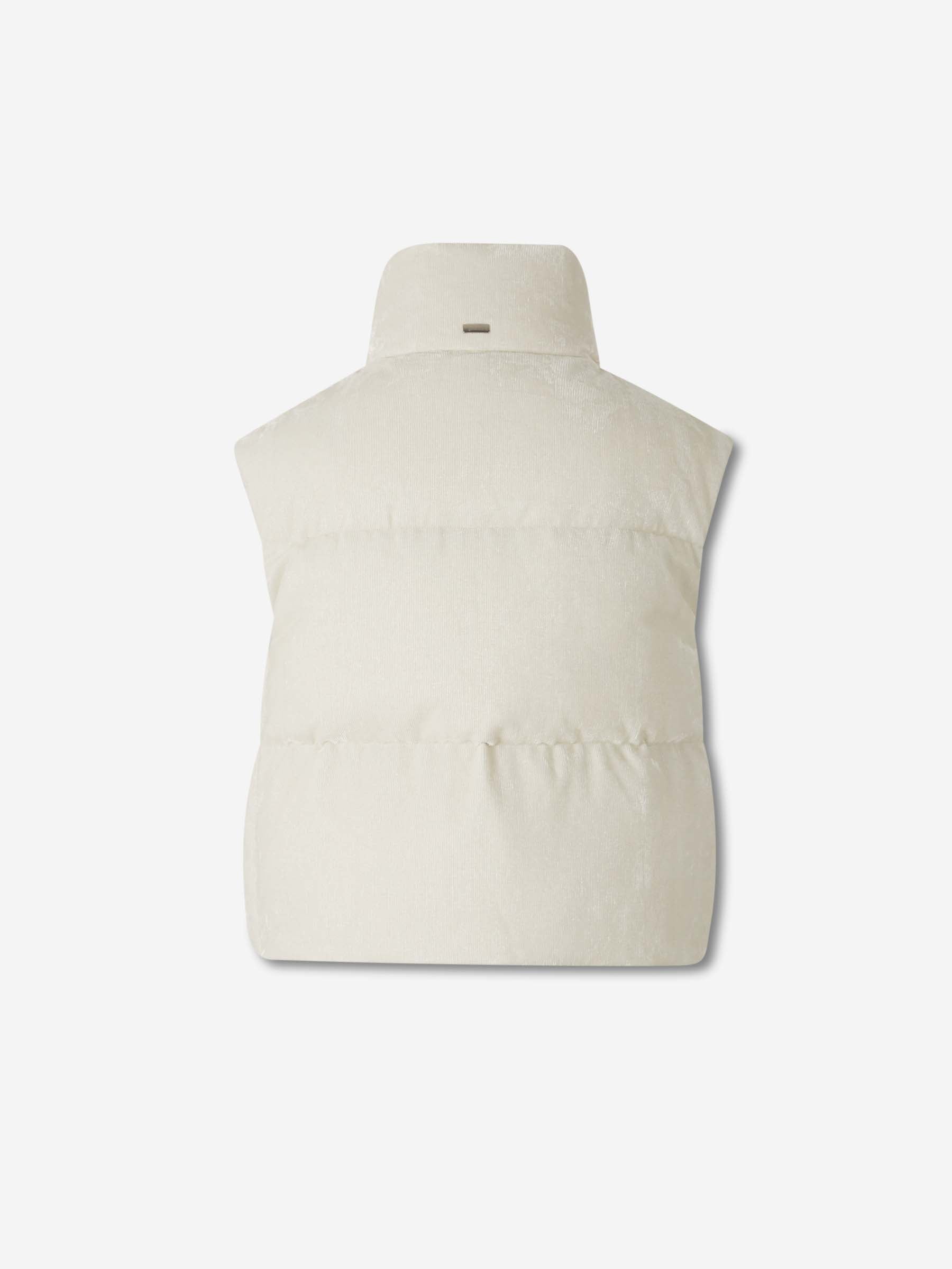 Outlet online Herno Mujer Chaleco Acolchado Pana color Beige sku 775-000213 01 - Foto 2