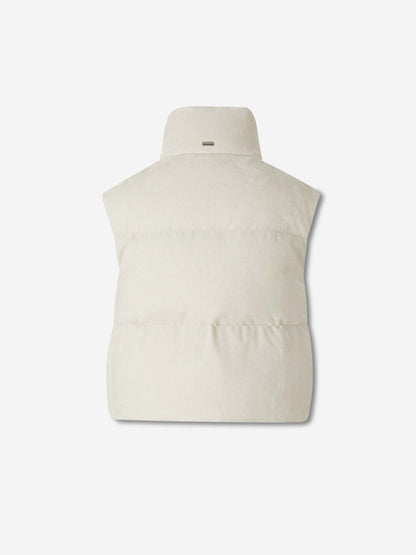 Outlet online Herno Mujer Chaleco Acolchado Pana color Beige sku 775-000213 01 - Foto 2