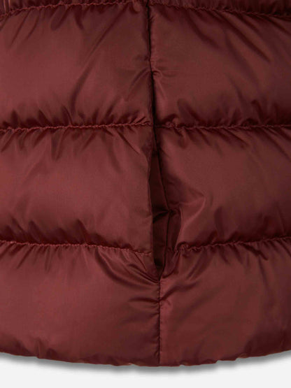 Outlet online Herno Mujer Chaleco Acolchado Capucha color Rojo sku 775-000220 02 - Foto 4