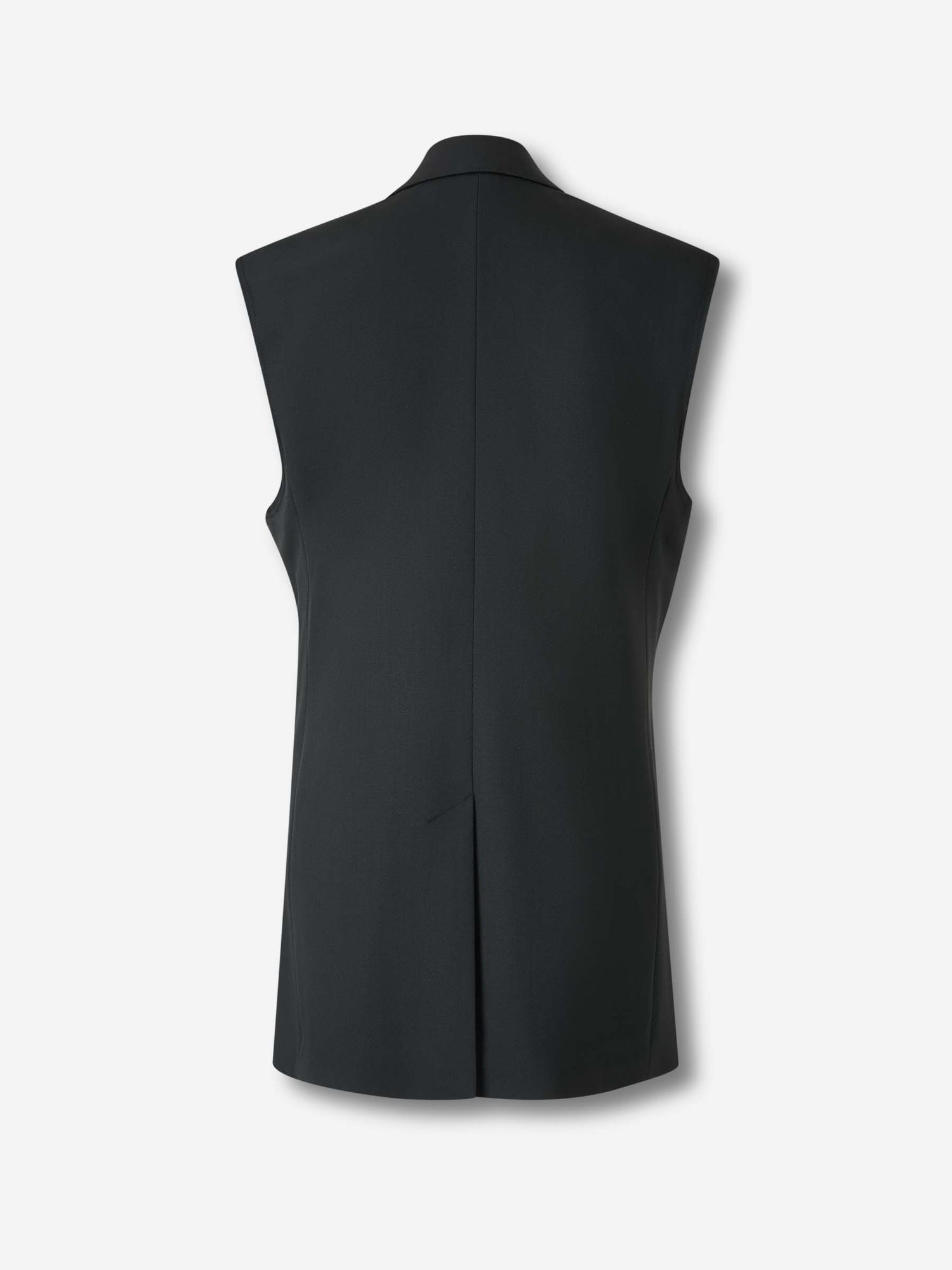 Outlet online Ami Paris Mujer Chaleco Vestir Lana color Negro sku 775-000230 01 - Foto 2