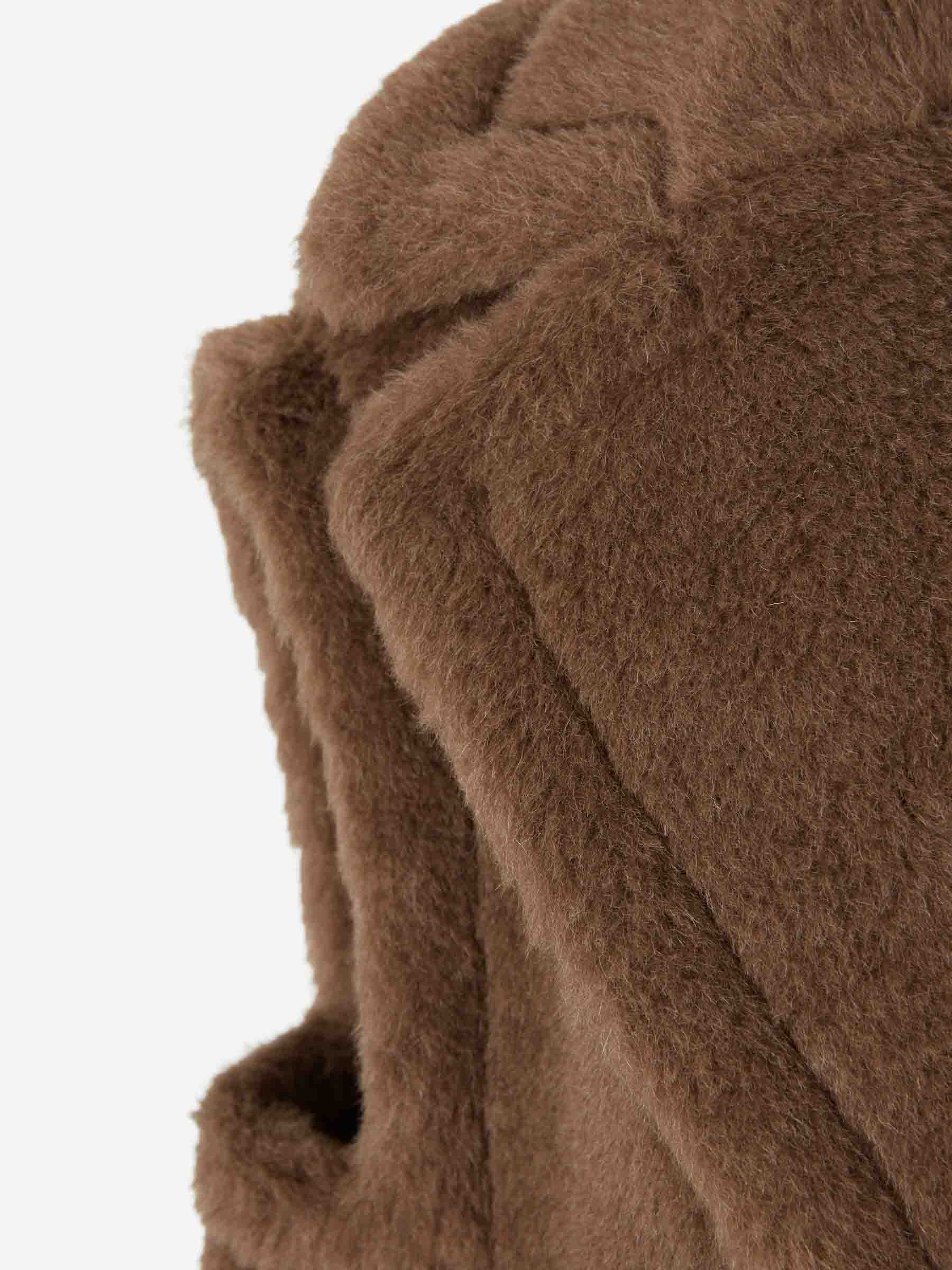 Outlet online Max Mara Mujer Chaleco Largo Teddy color Marrón sku 775-000235 01 - Foto 3