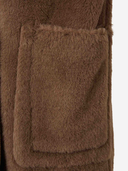 Outlet online Max Mara Mujer Chaleco Largo Teddy color Marrón sku 775-000235 01 - Foto 4