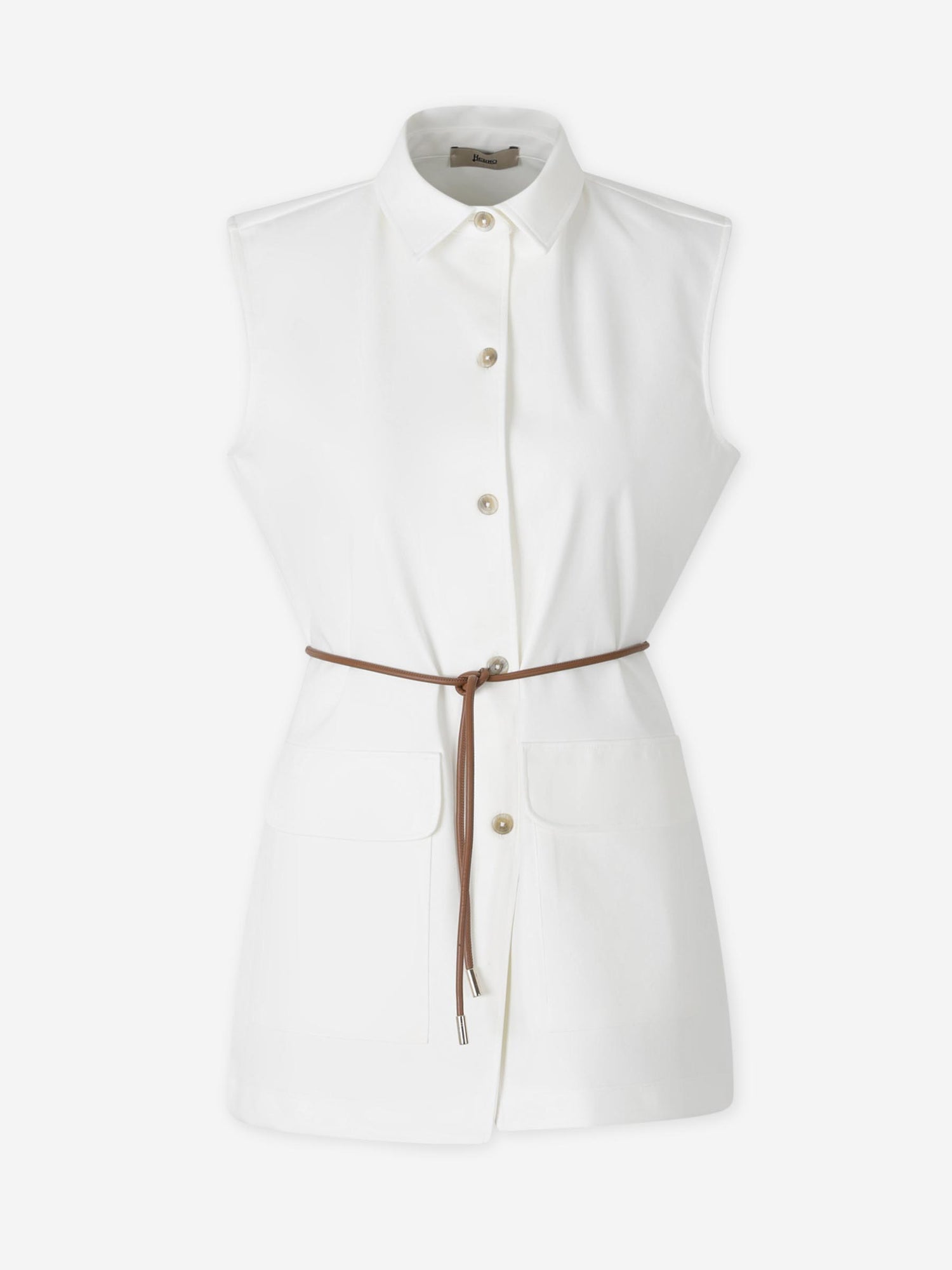 Herno Mujer Barcelona Chaleco Dense Rome color Blanco sku 775-000241 01 - Foto 1