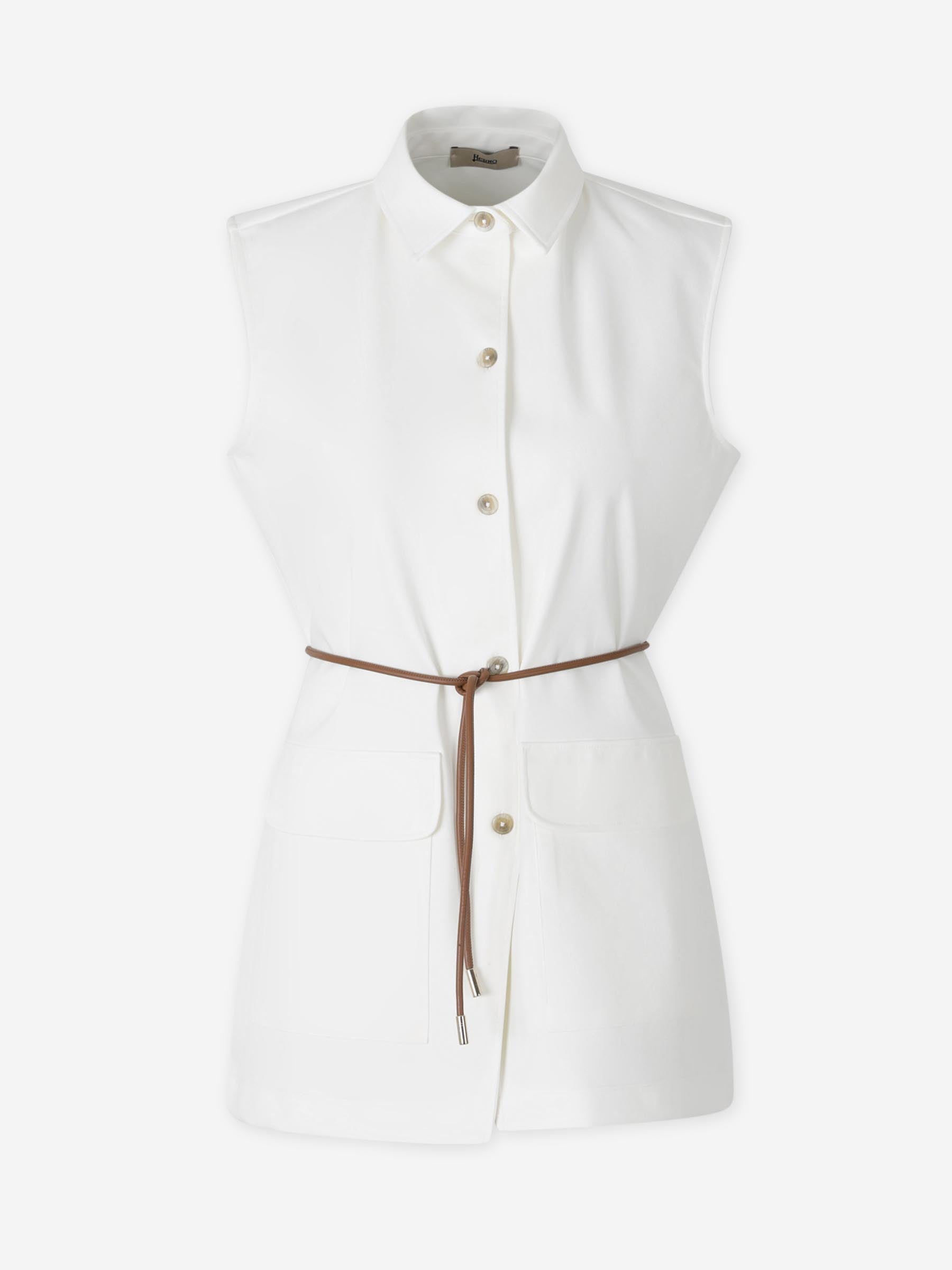 Herno Mujer Barcelona Chaleco Dense Rome color Blanco sku 775-000241 01 - Foto 1