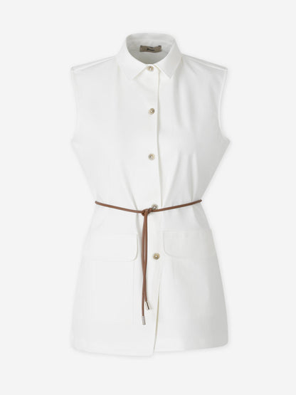 Herno Mujer Barcelona Chaleco Dense Rome color Blanco sku 775-000241 01 - Foto 1