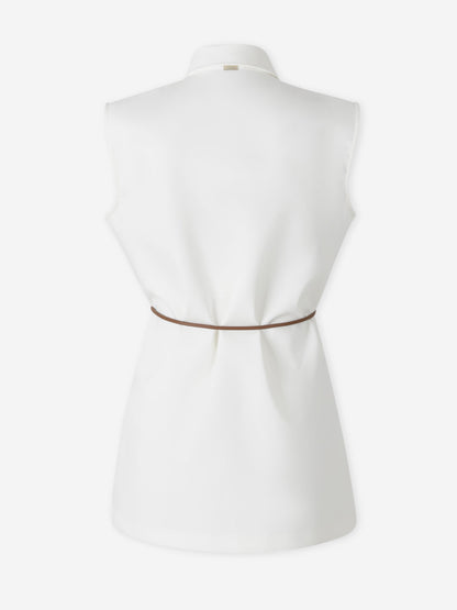 Herno Mujer Barcelona Chaleco Dense Rome color Blanco sku 775-000241 01 - Foto 2