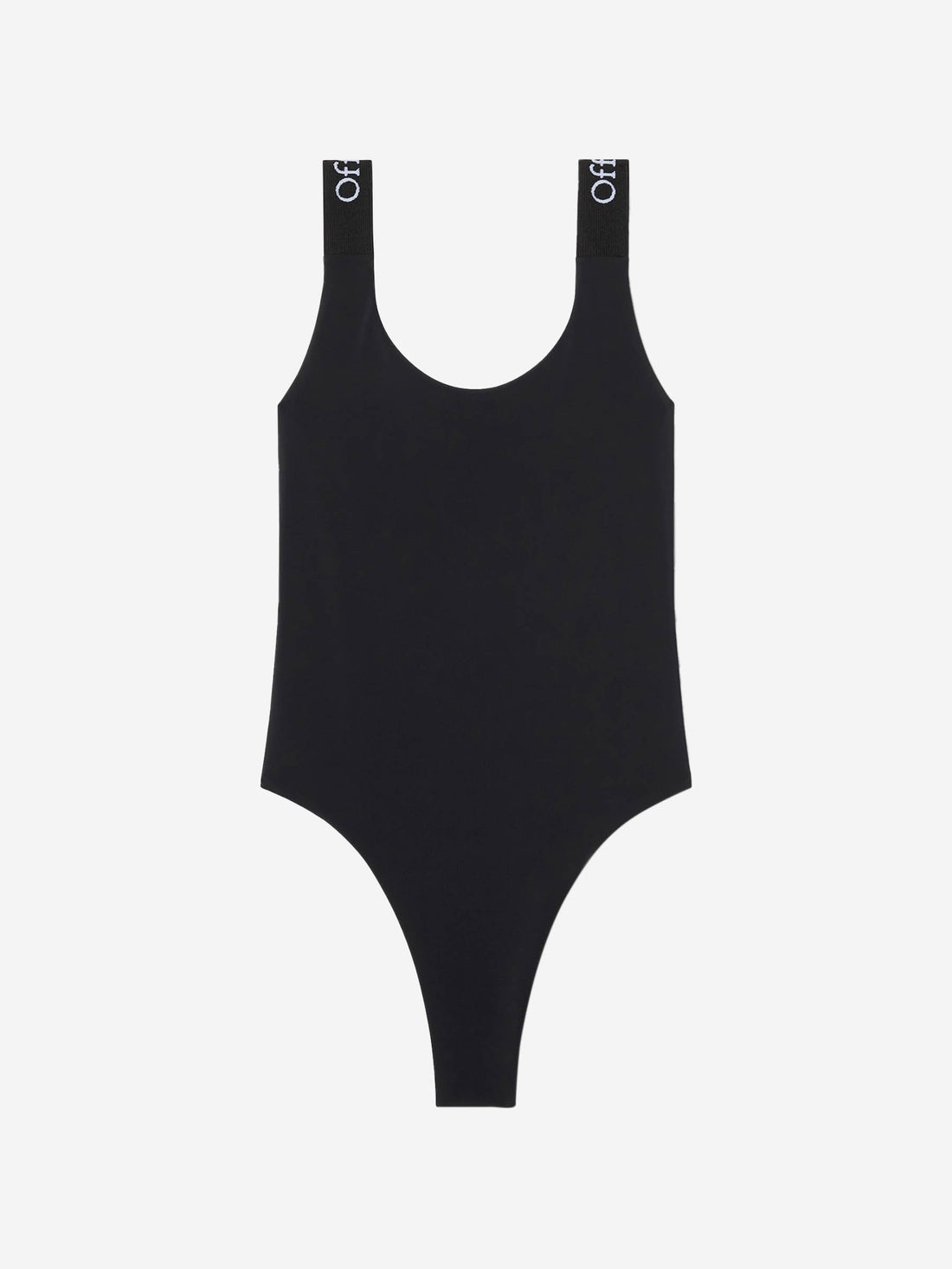 Off-White Mujer Barcelona Bañador Logo Poliamida color Negro sku 781-000580 01 - Foto 1