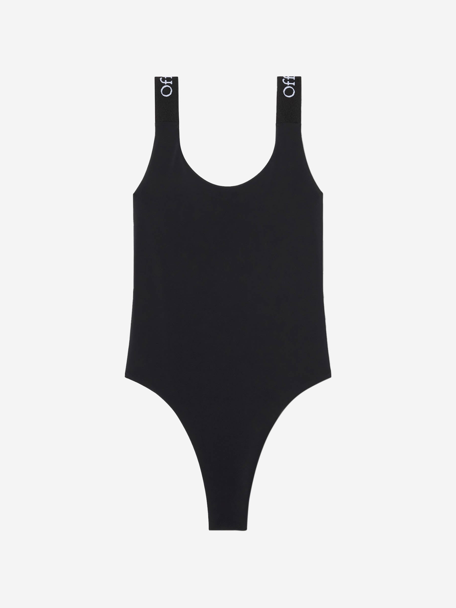 Off-White Mujer Barcelona Bañador Logo Poliamida color Negro sku 781-000580 01 - Foto 1