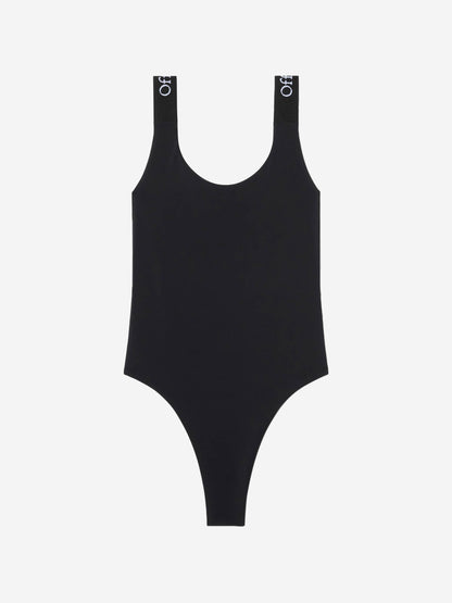 Off-White Mujer Barcelona Bañador Logo Poliamida color Negro sku 781-000580 01 - Foto 1