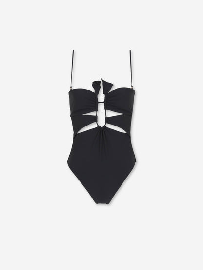 Outlet online Cult Gaia Mujer Bañador Celestin color Negro sku 781-000617 01 - Foto 1