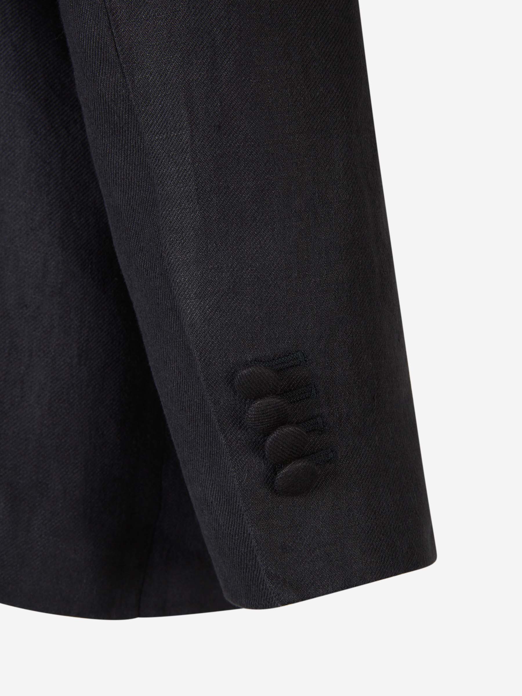 Outlet online Boglioli Hombre Traje Liso Lino color Azul Marino sku 312-002795 02 - Foto 5