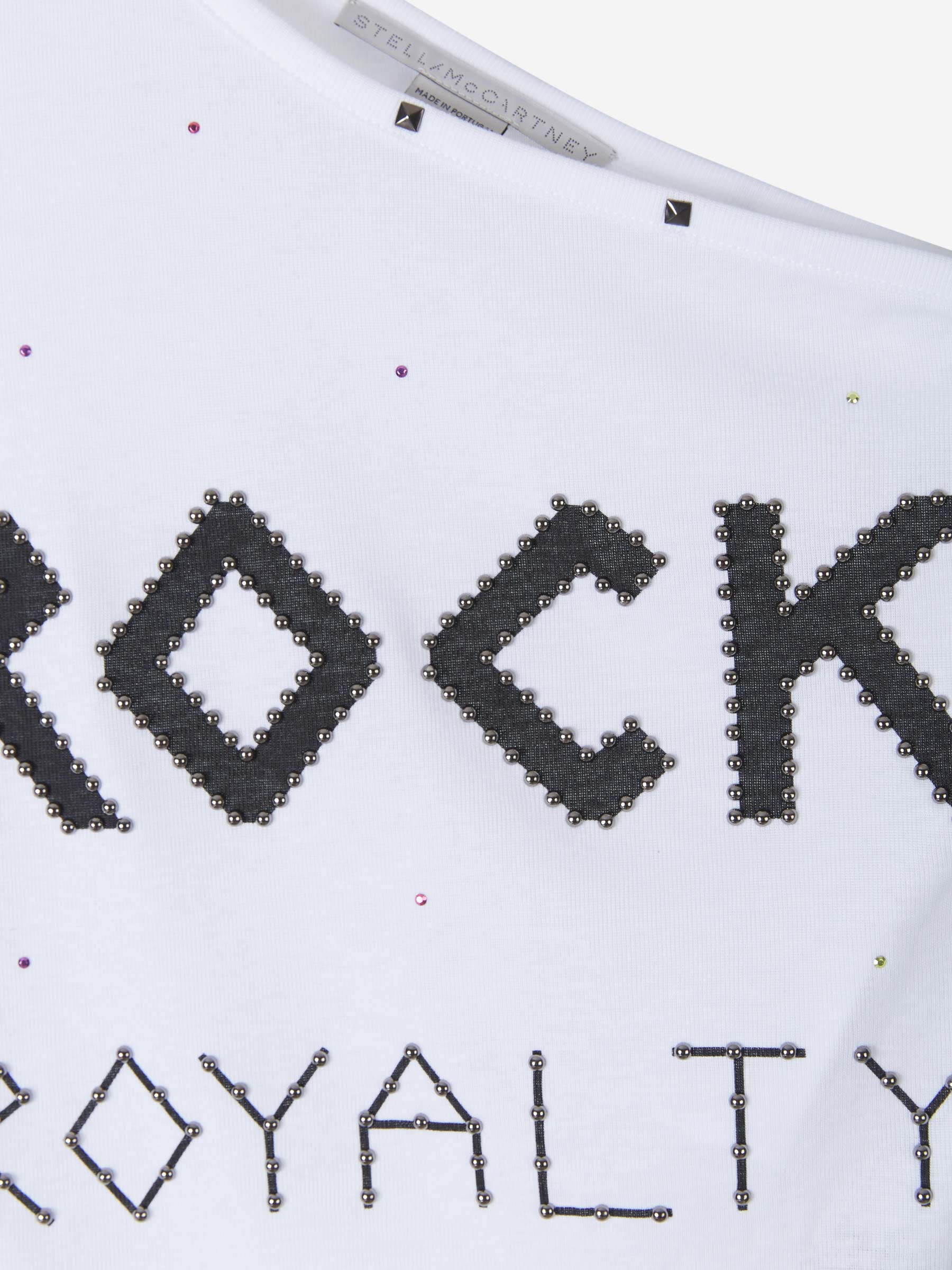 Outlet online Stella McCartney Mujer Top Asimétrico Rock color Blanco sku 782-001322 01 - Foto 3