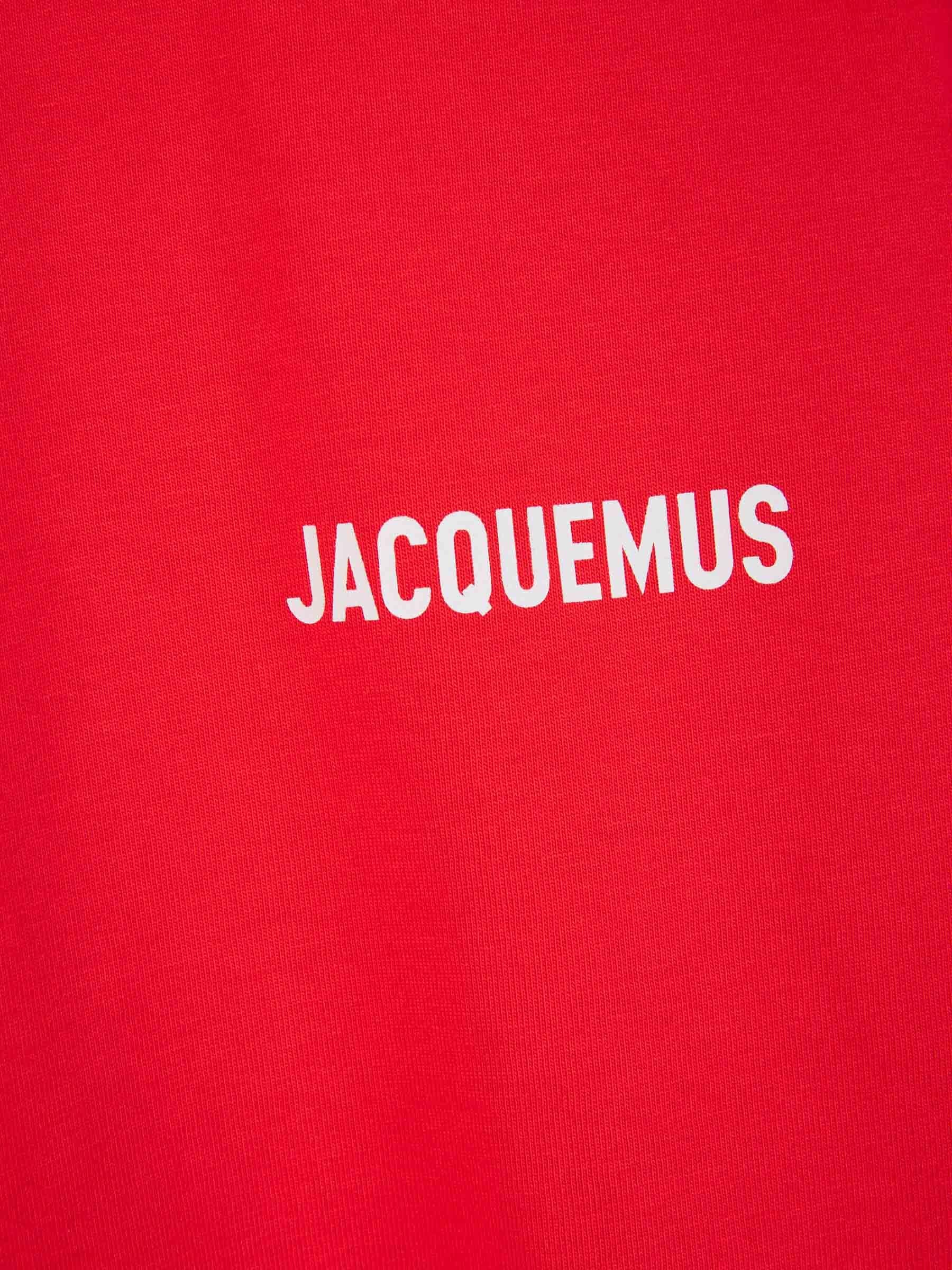 Jacquemus Camiseta Logo Algodón color Rojo sku 782-001541 01 - Foto 5