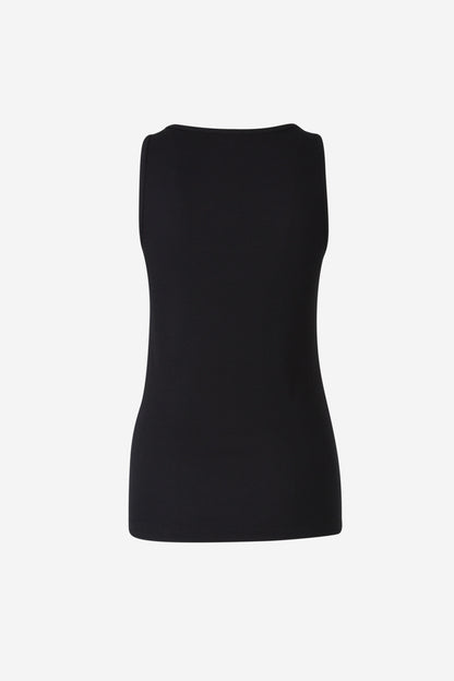 TOTEME Mujer Barcelona Top Tirantes Canalé color Negro sku 782-001612 02 - Foto 2