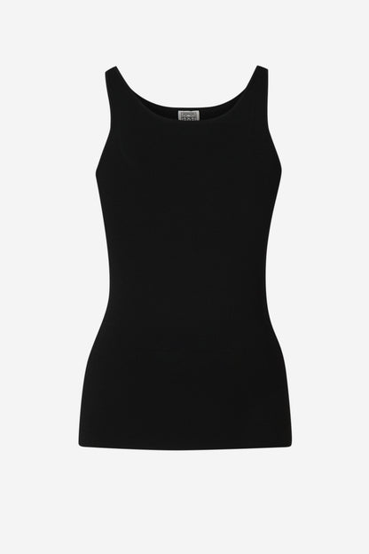 Outlet online TOTEME Mujer Top Punto Viscosa color Negro sku 782-001614 01 - Foto 2