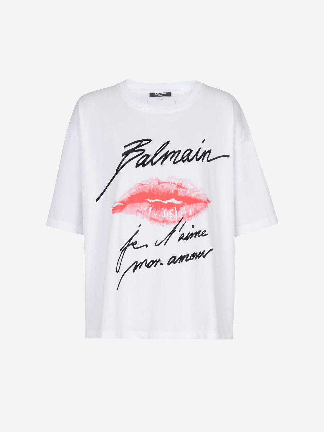 Balmain Mujer Barcelona Camiseta Kiss Algodón color Blanco sku 782-001662 01 - Foto 1